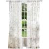 imageMartha Stewart Marthas Garden Floral SemiSheer Rod Pocket Window Curtain Single Panel 84quot MultiGold Floral