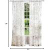 imageMartha Stewart Marthas Garden Floral SemiSheer Rod Pocket Window Curtain Single Panel 84quot MultiGold Floral