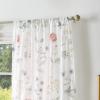 imageMartha Stewart Marthas Garden Floral SemiSheer Rod Pocket Window Curtain Single Panel 84quot MultiMulti Color