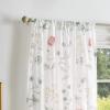 imageMartha Stewart Marthas Garden Floral SemiSheer Rod Pocket Window Curtain Single Panel 84quot MultiMulti Color