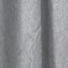 imageMartha Stewart Milan Damask Room Darkening Lined Rod Pocket Window Curtain Single Panel 84quot IvoryGrey