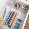 imageMartha Stewart Miles Plastic Stackable Office Desk Drawer Organizers Set of 6 ClearClear