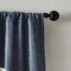 imageMartha Stewart Naples Chenille Solid Window Curtain Valance NavyNavy