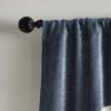 imageMartha Stewart Naples Chenille Solid Window Curtain Valance NavyNavy