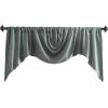 imageMartha Stewart Naples Chenille Solid Window Curtain Valance NavyOlive
