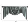 imageMartha Stewart Naples Chenille Solid Window Curtain Valance NavyOlive