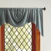 imageMartha Stewart Naples Chenille Solid Window Curtain Valance NavyOlive