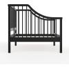 imageMartha Stewart Neely Platform Daybed with Wood Spindles Solid Wood Frame No Box Spring Needed Twin Size BlackBlack