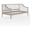 imageMartha Stewart Neely Platform Daybed with Wood Spindles Solid Wood Frame No Box Spring Needed Twin Size BlackGrey