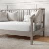 imageMartha Stewart Neely Platform Daybed with Wood Spindles Solid Wood Frame No Box Spring Needed Twin Size BlackGrey
