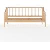 imageMartha Stewart Neely Platform Daybed with Wood Spindles Solid Wood Frame No Box Spring Needed Twin Size BlackLight Beech