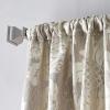 imageMartha Stewart Palermo Room Darkening Lined Rod Pocket Single Curtain Panel 95quot ChampagneChampagne