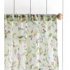 imageMartha Stewart Sheer Curtains Floral Botanical Kensington Flower Garden Rod Pocket Window Curtain Panel Pair 95quot Multi PinkMulti Pink
