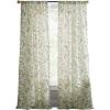 imageMartha Stewart Sheer Curtains Floral Botanical Kensington Flower Garden Rod Pocket Window Curtain Panel Pair 95quot Multi PinkMulti Pink