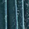 imageMartha Stewart Sherwood Velvet Grommet Window Curtain Panel Pair 95quot TealTeal