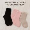 imageMartha Stewart Slipper Socks For Women Non Slip Grips  2 Pairs  Fuzzy Warm Cozy Hospital Gifts Winter FallPink