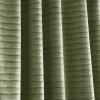 imageMartha Stewart Velvet Curtains Room Darkening Wave Embossed Rod PocketBack Tab Window Curtain Panel Pair 84quot BlueOlive