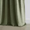 imageMartha Stewart Velvet Curtains Room Darkening Wave Embossed Rod PocketBack Tab Window Curtain Panel Pair 84quot BlueOlive