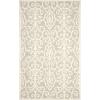 imageMartha Stewart x SAFAVIEH Area Rug Collection  5 x 8 Whetstone Grey Handmade Wool Marais Scroll Design Ideal for Living Room Bedroom Office Dining Space MSR4324A