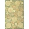 imageMartha Stewart x SAFAVIEH Area Rug Collection  79quot x 99quot Herbal Garden Handmade Wool ampamp Viscose Ideal for Living Room Bedroom Office Dining Space MSR3259CHerbal Garden