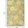 imageMartha Stewart x SAFAVIEH Area Rug Collection  79quot x 99quot Herbal Garden Handmade Wool ampamp Viscose Ideal for Living Room Bedroom Office Dining Space MSR3259CHerbal Garden