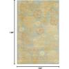 imageMartha Stewart x SAFAVIEH Area Rug Collection  79quot x 99quot Herbal Garden Handmade Wool ampamp Viscose Ideal for Living Room Bedroom Office Dining Space MSR3259CHerbal Garden
