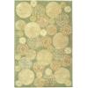 imageMartha Stewart x SAFAVIEH Area Rug Collection  79quot x 99quot Herbal Garden Handmade Wool ampamp Viscose Ideal for Living Room Bedroom Office Dining Space MSR3259CHerbal Garden