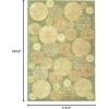 imageMartha Stewart x SAFAVIEH Area Rug Collection  79quot x 99quot Herbal Garden Handmade Wool ampamp Viscose Ideal for Living Room Bedroom Office Dining Space MSR3259CHerbal Garden