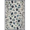 imageMartha Stewart x SAFAVIEH Area Rug Collection  8 x 10 Azurite Blue Handmade Wool ampamp Viscose Ideal for Living Room Bedroom Office Dining Space MSR3627AAzurite Blue