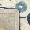 imageMartha Stewart x SAFAVIEH Area Rug Collection  8 x 10 Azurite Blue Handmade Wool ampamp Viscose Ideal for Living Room Bedroom Office Dining Space MSR3627AAzurite Blue