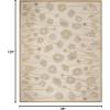 imageMartha Stewart x SAFAVIEH Area Rug Collection  8 x 10 Azurite Blue Handmade Wool ampamp Viscose Ideal for Living Room Bedroom Office Dining Space MSR3627ANutshellBrown
