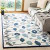 imageMartha Stewart x SAFAVIEH Area Rug Collection  8 x 10 Azurite Blue Handmade Wool ampamp Viscose Ideal for Living Room Bedroom Office Dining Space MSR3627AAzurite Blue