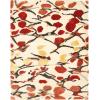 imageMartha Stewart x SAFAVIEH Area Rug Collection  8 x 10 Bard Red HandKnotted Silk ampamp Wool Ideal for Living Room Bedroom Office Dining Space MSR8641BBard Red