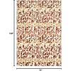 imageMartha Stewart x SAFAVIEH Area Rug Collection  8 x 10 Bard Red HandKnotted Silk ampamp Wool Ideal for Living Room Bedroom Office Dining Space MSR8641BBard Red