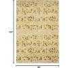 imageMartha Stewart x SAFAVIEH Area Rug Collection  8 x 10 Bard Red HandKnotted Silk ampamp Wool Ideal for Living Room Bedroom Office Dining Space MSR8641BSprout Green