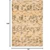 imageMartha Stewart x SAFAVIEH Area Rug Collection  8 x 10 Bard Red HandKnotted Silk ampamp Wool Ideal for Living Room Bedroom Office Dining Space MSR8641BWheat Beige