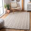 imageMartha Stewart x SAFAVIEH Area Rug Collection  8 x 10 Beige ampamp Pink Handmade Wool Ideal for Living Room Bedroom Office Dining Space MSR3514BBeigePink