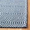 imageMartha Stewart x SAFAVIEH Area Rug Collection  8 x 10 Blue ampamp Grey Flat Weave Cotton Ideal for Living Room Bedroom Office Dining Space MSR401MBlueGrey