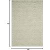 imageMartha Stewart x SAFAVIEH Area Rug Collection  8 x 10 Chamois Beige Handmade Wool ampamp Viscose Ideal for Living Room Bedroom Office Dining Space MSR3612AMilk Pail Green