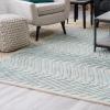 imageMartha Stewart x SAFAVIEH Area Rug Collection  8 x 10 Chamois Beige Handmade Wool ampamp Viscose Ideal for Living Room Bedroom Office Dining Space MSR3612ABlue Fir