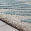 imageMartha Stewart x SAFAVIEH Area Rug Collection  8 x 10 Chamois Beige Handmade Wool ampamp Viscose Ideal for Living Room Bedroom Office Dining Space MSR3612ABlue Fir