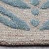 imageMartha Stewart x SAFAVIEH Area Rug Collection  8 x 10 Chamois Beige Handmade Wool ampamp Viscose Ideal for Living Room Bedroom Office Dining Space MSR3612ABlue Fir