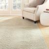 imageMartha Stewart x SAFAVIEH Area Rug Collection  8 x 10 Chamois Beige Handmade Wool ampamp Viscose Ideal for Living Room Bedroom Office Dining Space MSR3612AChamois Beige
