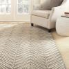imageMartha Stewart x SAFAVIEH Area Rug Collection  8 x 10 Chamois Beige Handmade Wool ampamp Viscose Ideal for Living Room Bedroom Office Dining Space MSR3612AChamois Beige