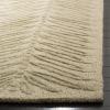 imageMartha Stewart x SAFAVIEH Area Rug Collection  8 x 10 Chamois Beige Handmade Wool ampamp Viscose Ideal for Living Room Bedroom Office Dining Space MSR3612AOolong Tea Green