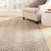 imageMartha Stewart x SAFAVIEH Area Rug Collection  8 x 10 Chamois Beige Handmade Wool ampamp Viscose Ideal for Living Room Bedroom Office Dining Space MSR3612AChamois Beige