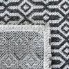 imageMartha Stewart x SAFAVIEH Area Rug Collection  8 x 10 Charcoal ampamp Grey Cotton Ideal for Living Room Bedroom Office Dining Space MSR411HCharcoalGrey