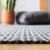imageMartha Stewart x SAFAVIEH Area Rug Collection  8 x 10 Charcoal ampamp Grey Cotton Ideal for Living Room Bedroom Office Dining Space MSR411HCharcoalGrey