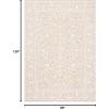 imageMartha Stewart x SAFAVIEH Area Rug Collection  8 x 10 Gold ampamp Ivory NonShedding ampamp Easy Cleaning Ideal for Living Room Bedroom Office Dining Space MSR8937BGoldIvory