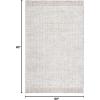imageMartha Stewart x SAFAVIEH Area Rug Collection  8 x 10 Grey ampamp Ivory Handmade Wool Ideal for Living Room Bedroom Office Dining Space MSR9604GGreyIvory